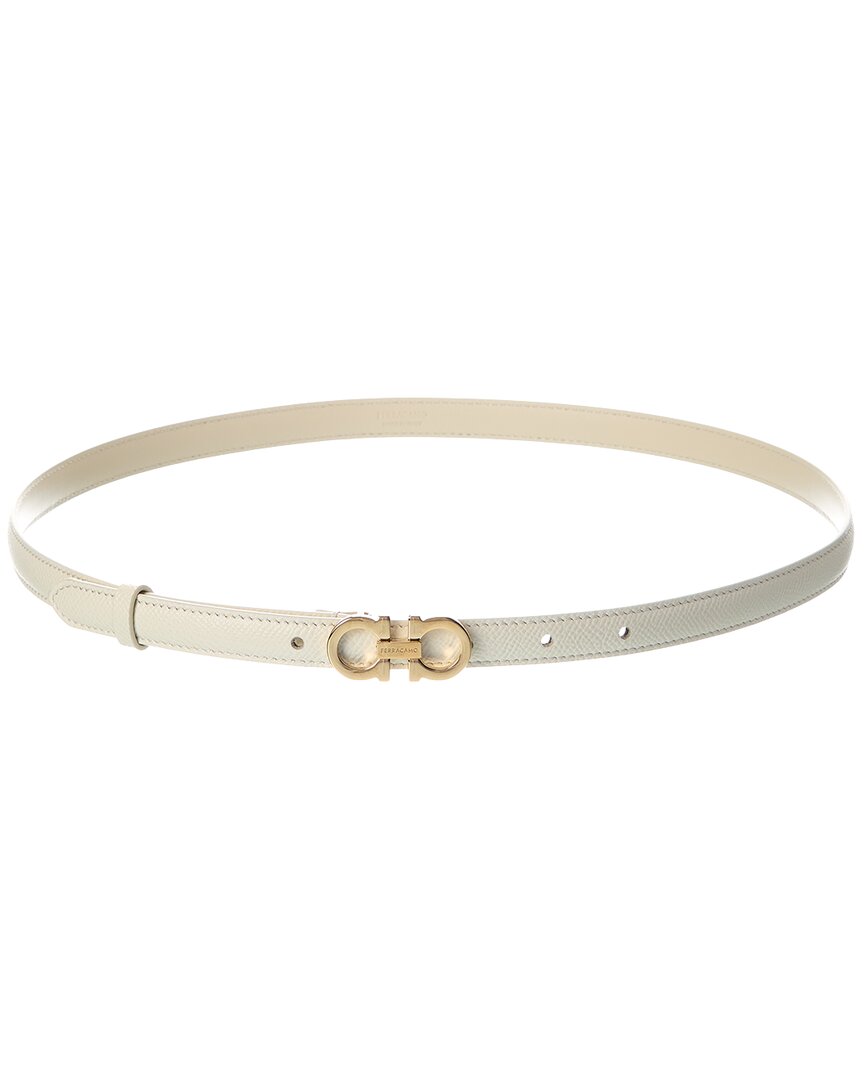 Ferragamo Ferragamo Gancini Leather Belt