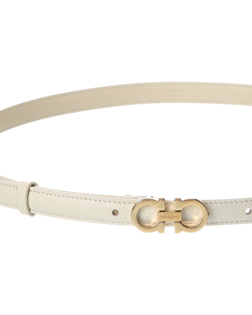 Ferragamo Ferragamo Gancini Leather Belt