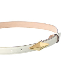 Jimmy Choo Jimmy Choo Diamond Clasp Leather Belt
