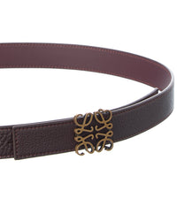 Loewe Anagram Reversible Leather Belt