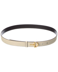 Gucci Gucci Half Horsebit Thin Leather Buckle Belt