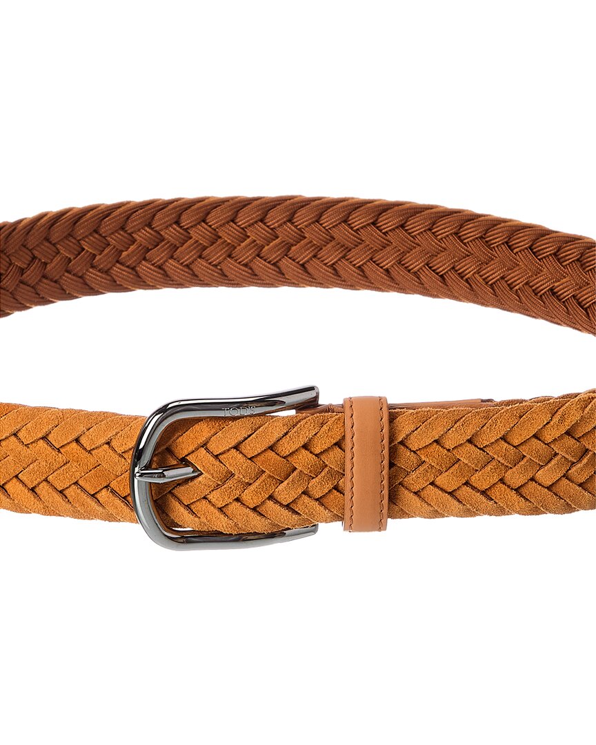 TOD's Tod’S Woven Suede Belt