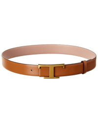 TOD's Tods T Buckle Leather Belt