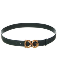 Dolce & Gabbana Dolce & Gabbana Dg Logo Leather Belt