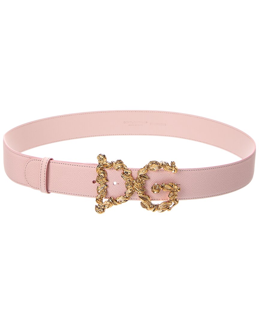 Dolce & Gabbana Dolce & Gabbana Dg Logo Leather Belt