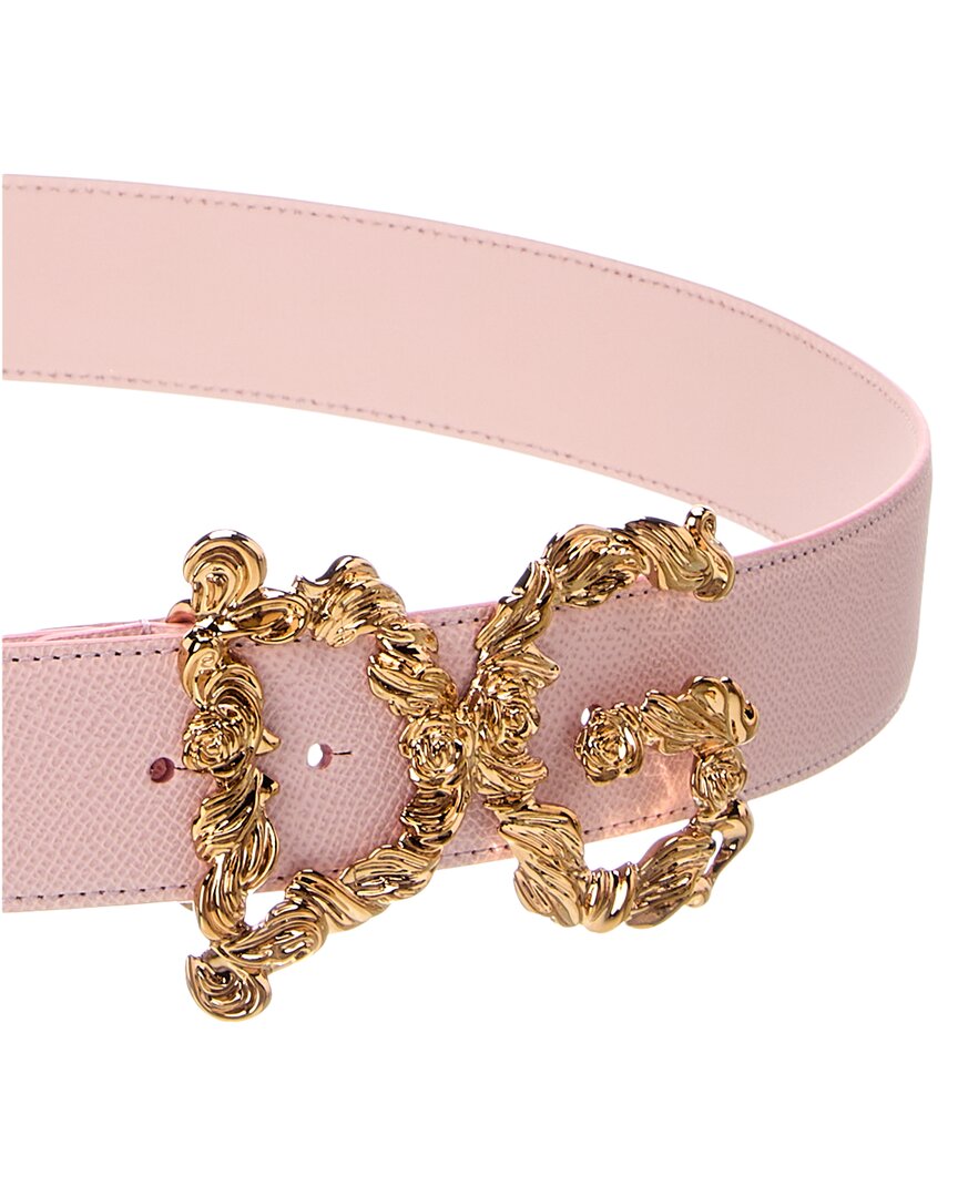 Dolce & Gabbana Dolce & Gabbana Dg Logo Leather Belt