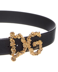 Dolce & Gabbana Dolce & Gabbana Dg Logo Leather Belt