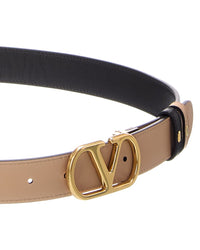 Valentino Vlogo Signature Reversible Leather Belt