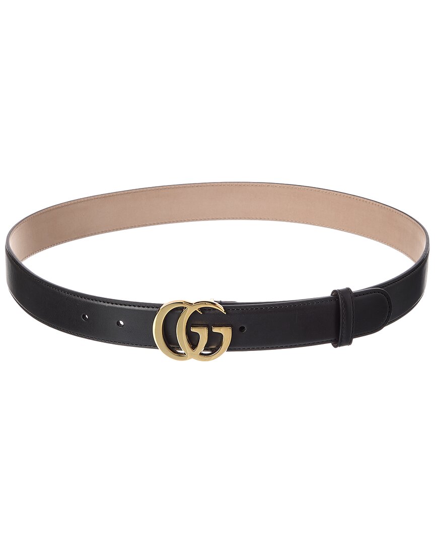 Gucci Gucci Gg Marmont Leather Belt