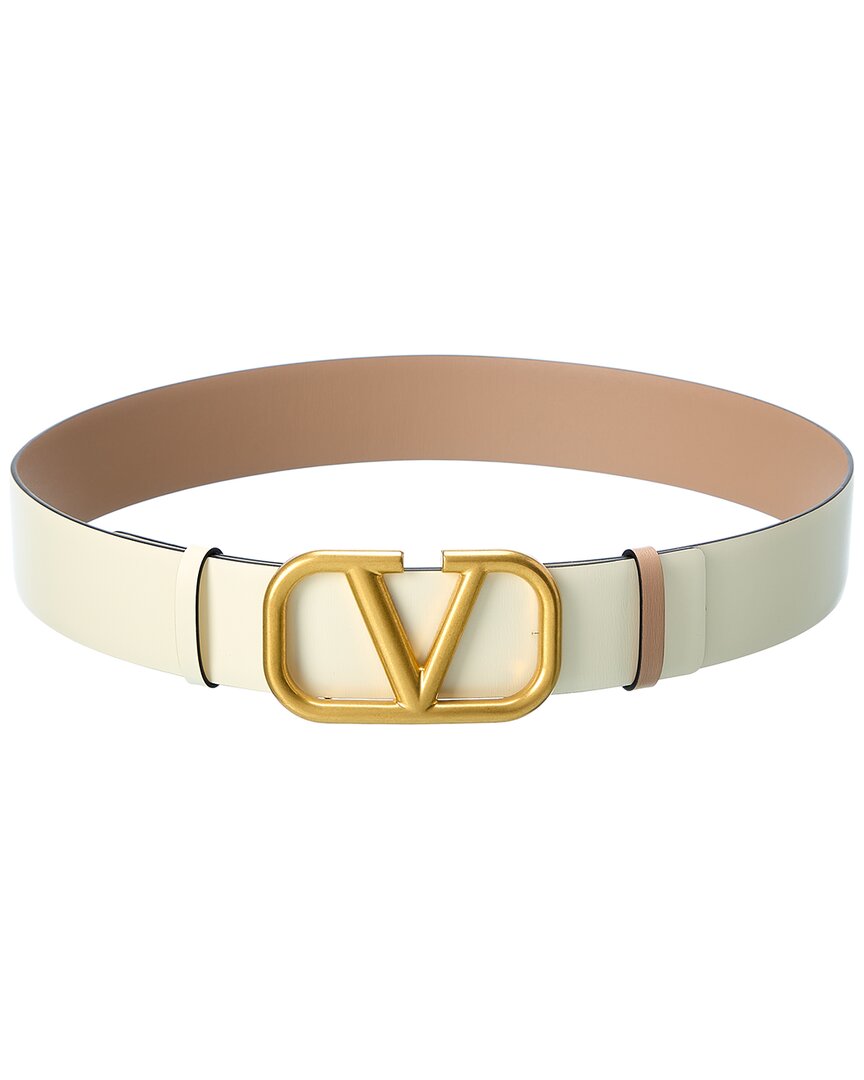 Valentino Valentino Vlogo 40Mm Reversible Leather Belt