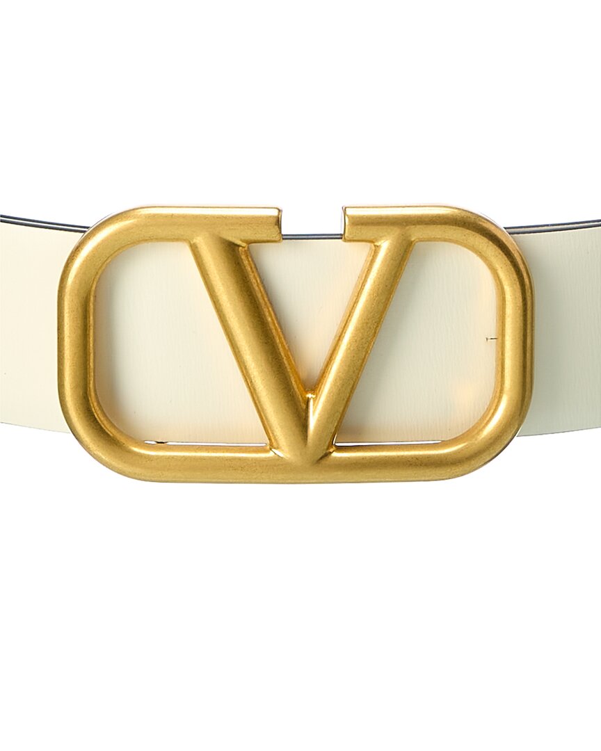 Valentino Valentino Vlogo 40Mm Reversible Leather Belt