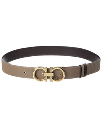 Ferragamo Gancini Reversible Leather Belt