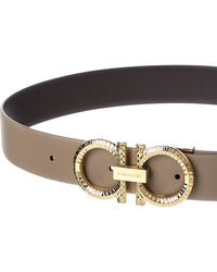 Ferragamo Gancini Reversible Leather Belt