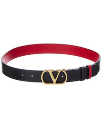 Valentino Vlogo Signature 30 Reversible Leather Belt