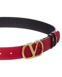Valentino Vlogo Signature 30 Reversible Leather Belt