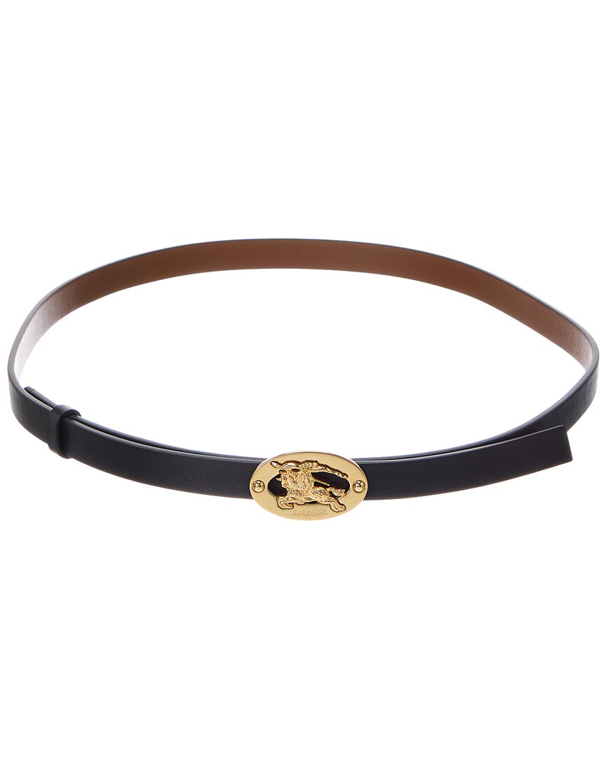 Burberry Burberry Thin Reversible Leather Belt
