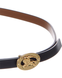 Burberry Burberry Thin Reversible Leather Belt