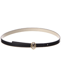 Dior Dior Oblique Fine Leather Belt