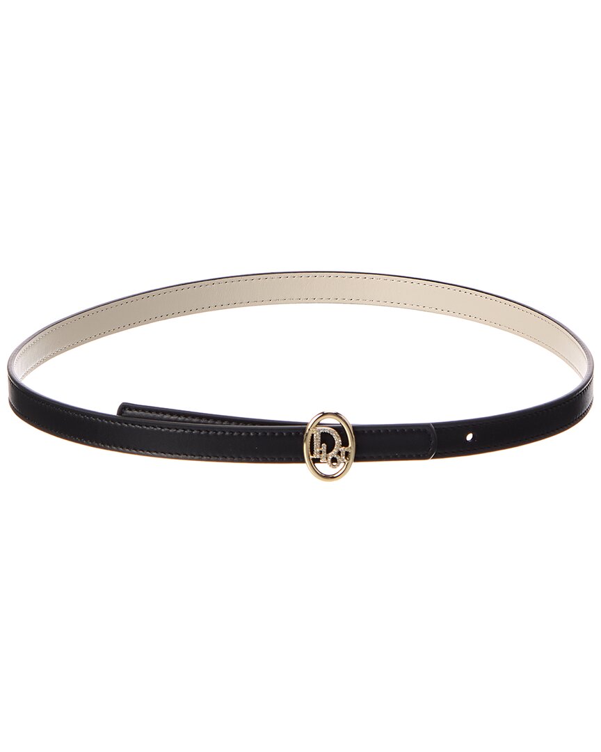 Dior Dior Oblique Fine Leather Belt