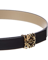 Loewe Loewe Anagram Bombe Reversible Leather Belt