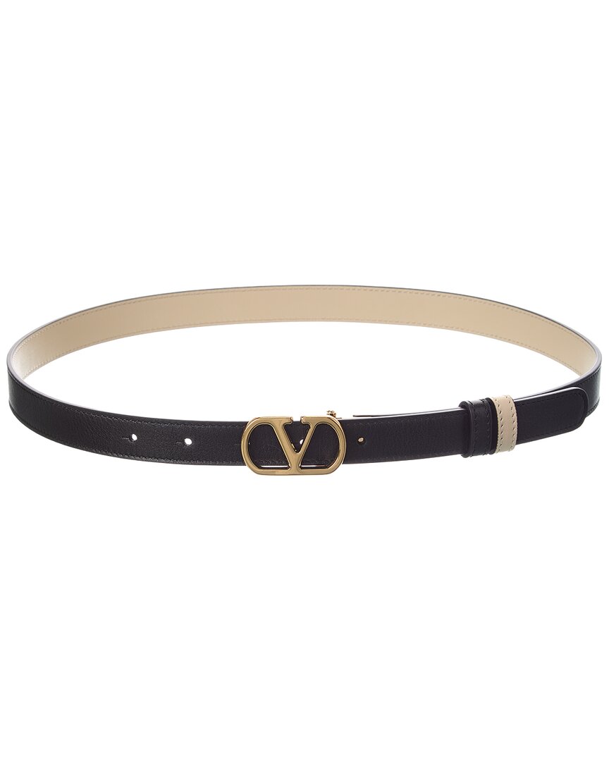 Valentino Vlogo Signature 20 Reversible Leather Belt