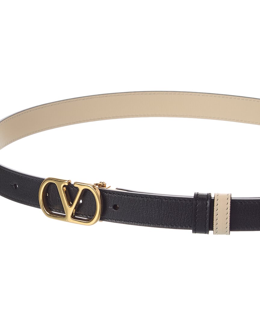 Valentino Vlogo Signature 20 Reversible Leather Belt