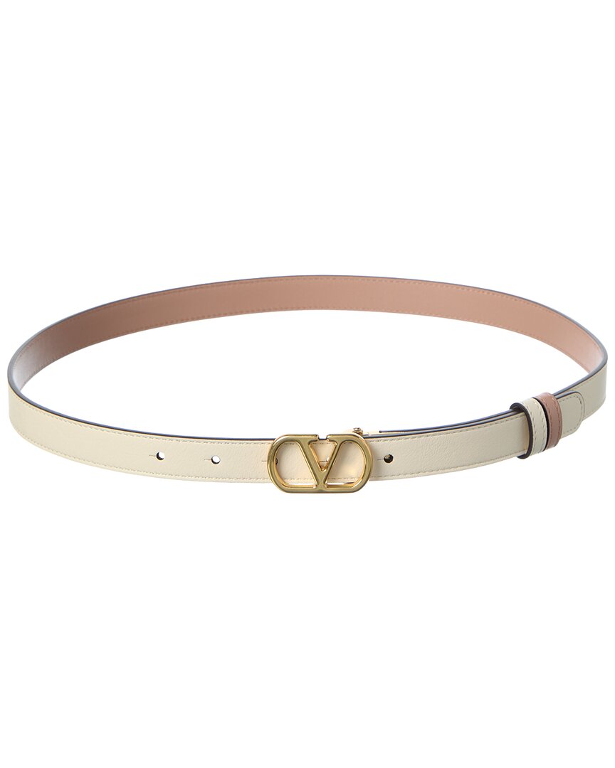 Valentino Vlogo Signature 20 Reversible Leather Belt
