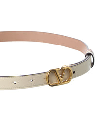 Valentino Vlogo Signature 20 Reversible Leather Belt