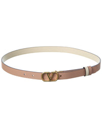Valentino Vlogo Signature 20 Reversible Leather Belt