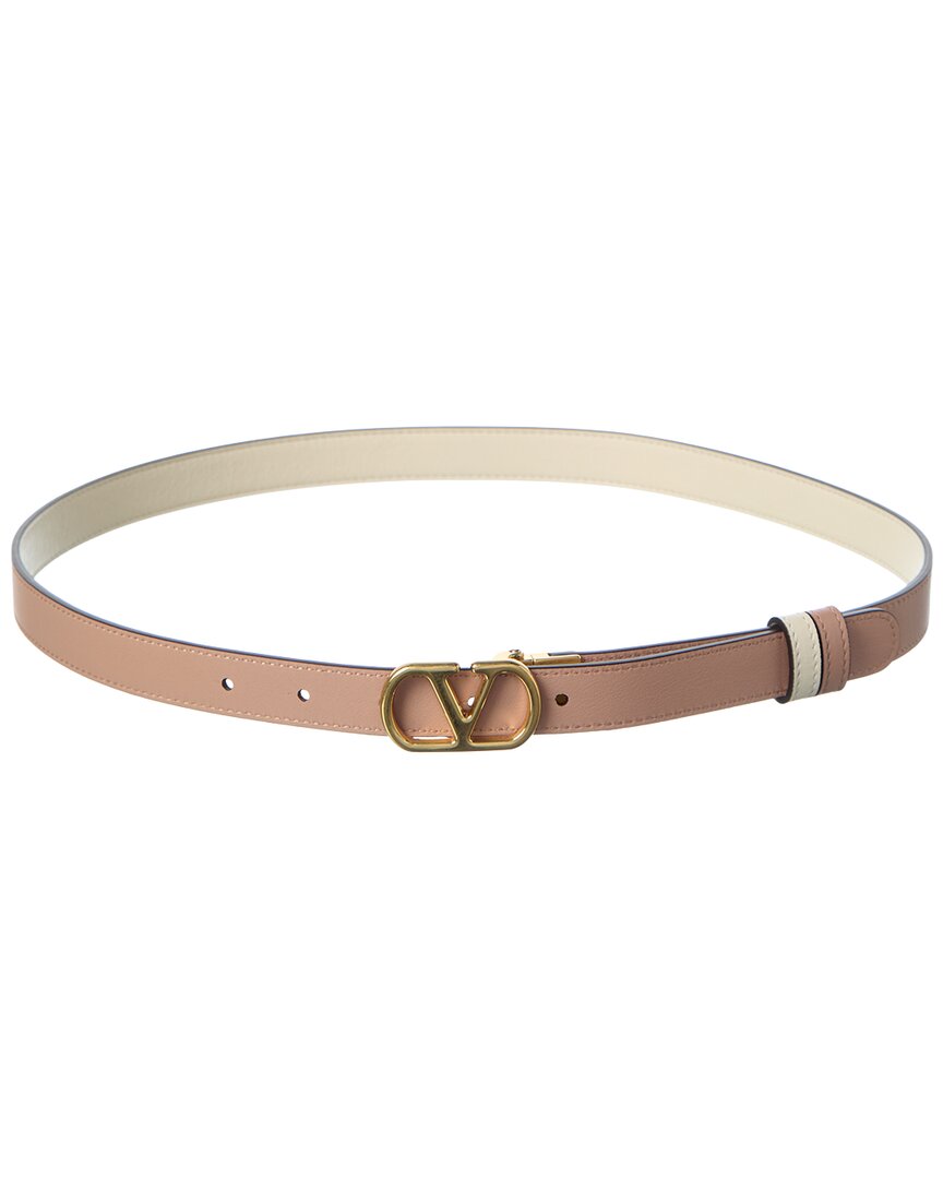 Valentino Vlogo Signature 20 Reversible Leather Belt