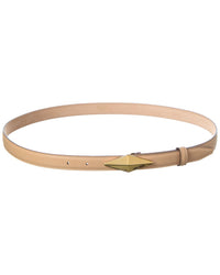 Jimmy Choo Jimmy Choo Diamond Clasp Leather Belt