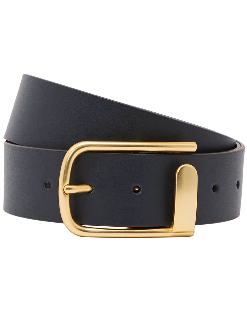 Reiss Reiss Leather Half-Keeper Belt