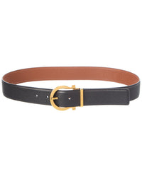 Ferragamo Ferragamo Gancini Reversible & Adjustable Leather Belt