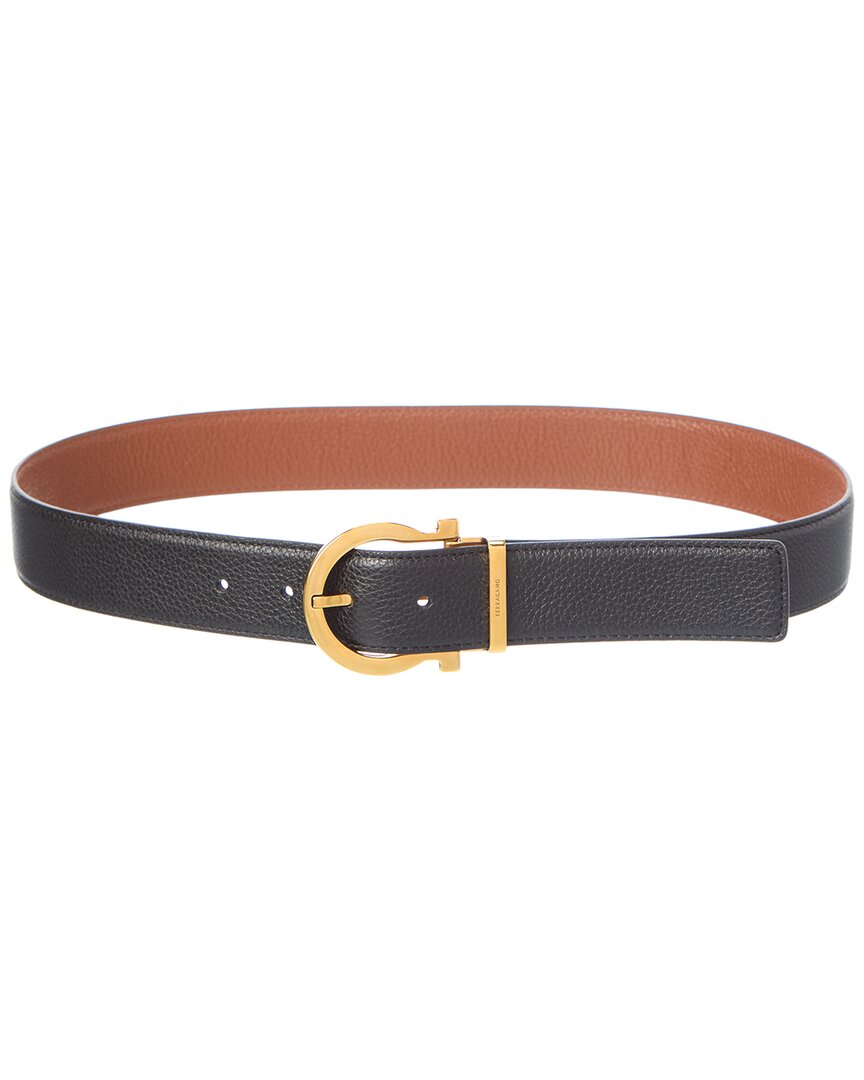 Ferragamo Ferragamo Gancini Reversible & Adjustable Leather Belt