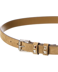 Valentino Valentino Rockstud Suede Belt