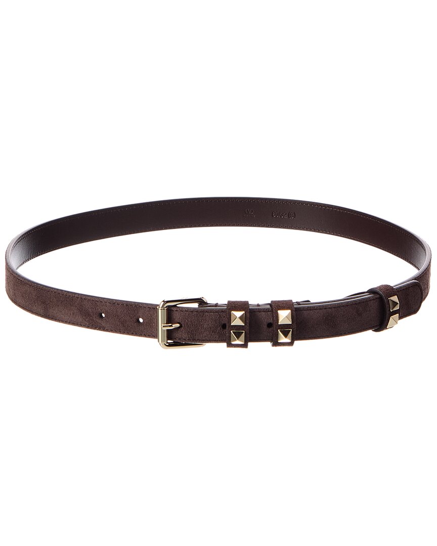 Valentino Valentino Rockstud Suede Belt