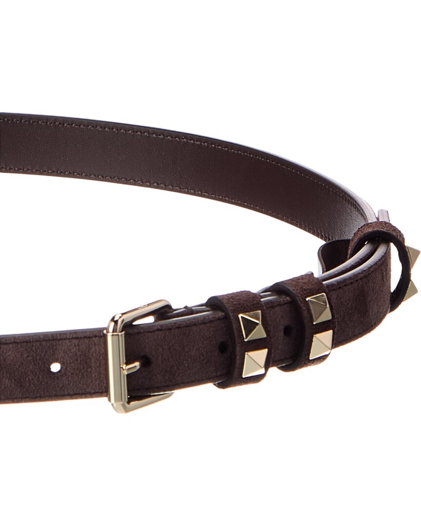 Valentino Valentino Rockstud Suede Belt