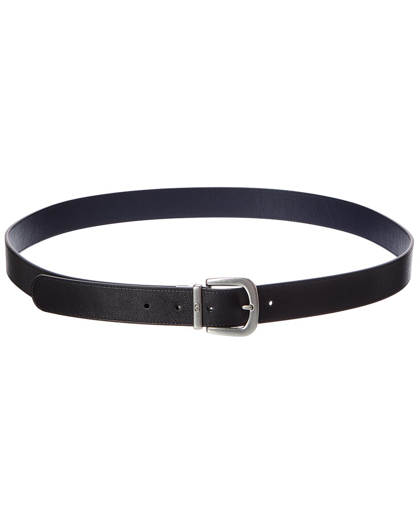 Valentino Valentino Vlogo Reversible Leather Belt