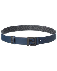 FENDI Fendi Ff Squared Reversible Leather Belt