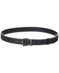 Gucci Gucci Reversible Gg Supreme Canvas & Leather Belt