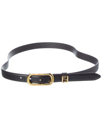 Fendi Ff Leather Belt