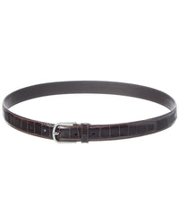 TOTEME Toteme Croc-Embossed Leather Belt