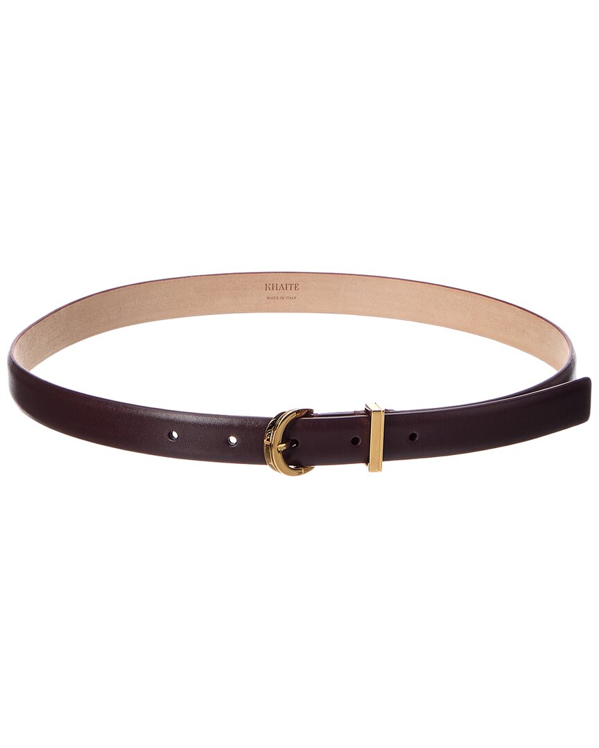 KHAITE Khaite Luna Leather Belt