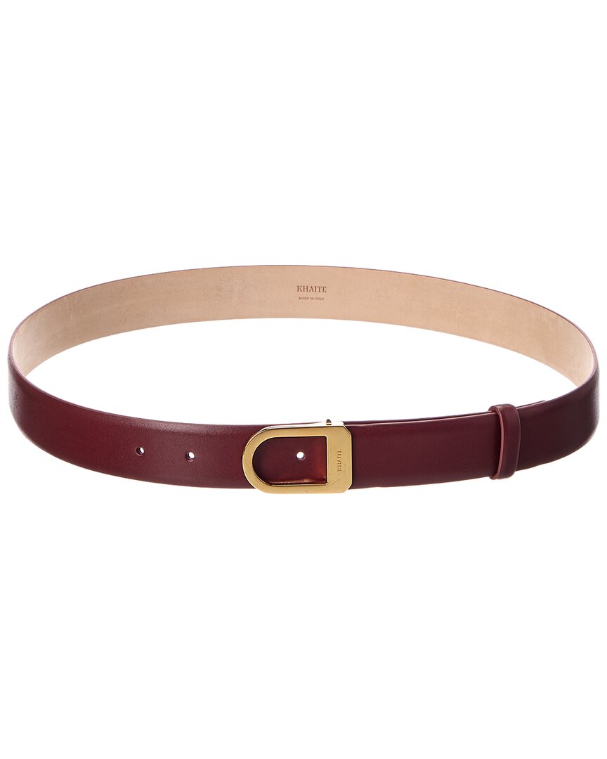KHAITE Khaite Saddle Leather Belt