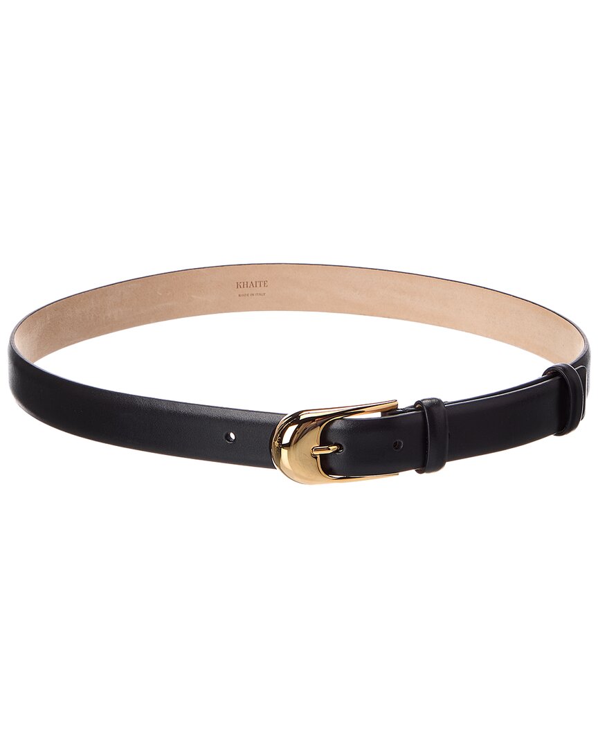 KHAITE Khaite Dome Leather Belt