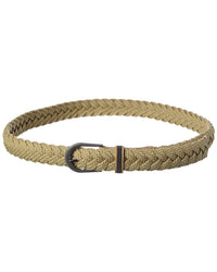 Brunello Cucinelli Brunello Cucinelli Woven & Leather Belt