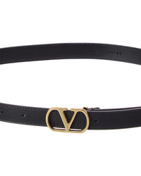 Valentino Vlogo Signature Leather Belt