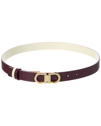 Ferragamo Ferragamo Gancini Reversible & Adjustable Leather Belt