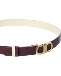 Ferragamo Ferragamo Gancini Reversible & Adjustable Leather Belt
