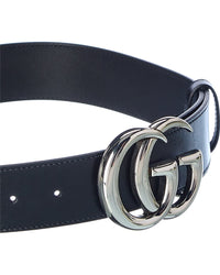 Gucci Gucci Gg Marmont Leather Belt